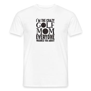 Golfspieler Golfer Golfschläger Golfen Golf Mutter - Männer T-Shirt - Weiß - Vorne - AI Model Male 178 dark (178cm)