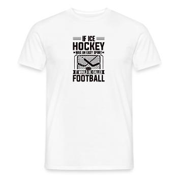 Eishockey Verein Team Sport Geschenk - Männer T-Shirt - Weiß - Vorne - AI Model Male 178 dark (178cm)