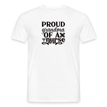 Oma Einer Krankenschwester Oma Krankenpflegerin - Männer T-Shirt - Weiß - Vorne - AI Model Male 178 dark (178cm)