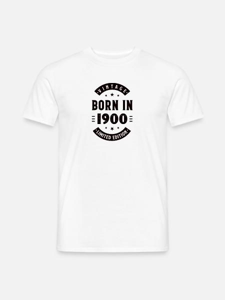 Die Legende von 1900 Geburtstag - Männer T-Shirt - Weiß