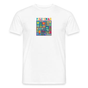 Philippines Filipino Flag Pride I Gift - Men's T-Shirt - white - Front - AI Model Male 178 dark (178cm)