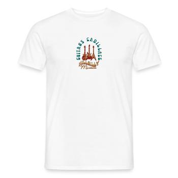 Guitares Cadillacs Hillbilly Musique Chansons country - T-shirt homme - blanc - Devant - AI Model Male 178 dark (178cm)