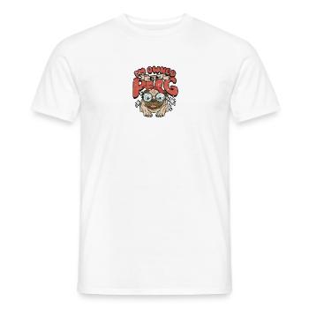 Ich bin im Besitz eines Mopses - Haustiere - Männer T-Shirt - Weiß - Vorne - AI Model Male 178 dark (178cm)