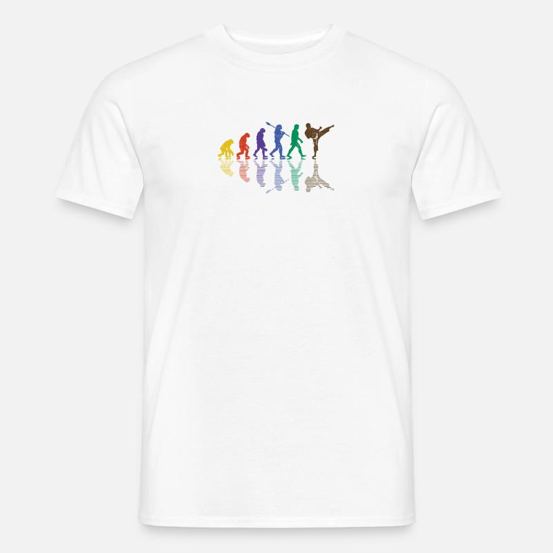 Evolution Karate - Männer T-Shirt - Weiß