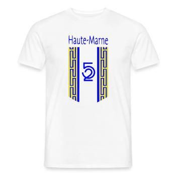 Haute-Marne - Männer T-Shirt - Weiß - Vorne - AI Model Male 178 dark (178cm)
