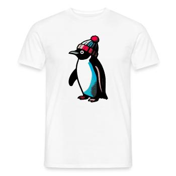 Pingouin - T-shirt homme - blanc - Devant - AI Model Male 178 dark (178cm)