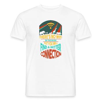 Safari Afrika serengeti wildlife savanne Tiere - Männer T-Shirt - Weiß - Vorne - AI Model Male 178 dark (178cm)