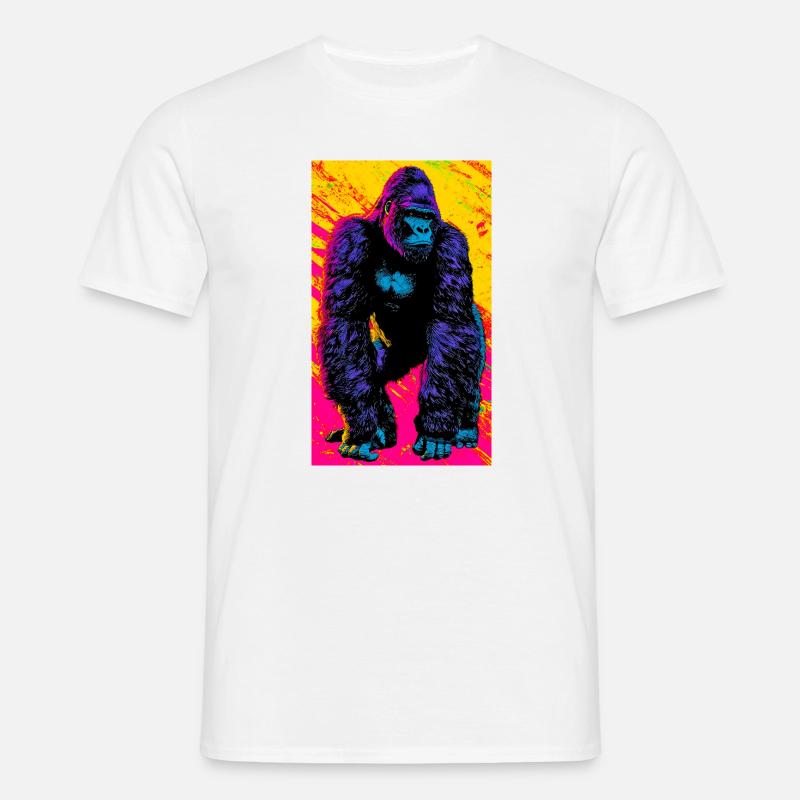 gorilla - Men's T-Shirt - white