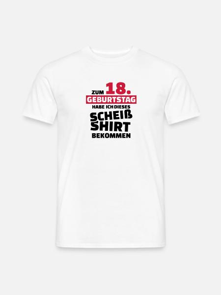 18 Geburtstag - Männer T-Shirt - Weiß