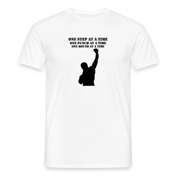 rocky boxen Champion Tyson Ali Mayweather - Männer T-Shirt - Weiß - Vorne - AI Model Male 178 dark (178cm)