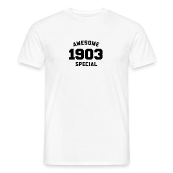 Lustiger Geburtstag Awesome Special 1903 - Männer T-Shirt - Weiß - Vorne - AI Model Male 178 dark (178cm)