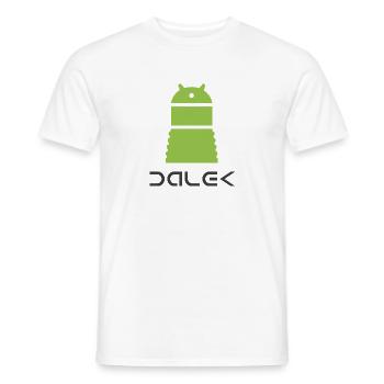 Dalek Android - T-shirt homme - blanc - Devant - AI Model Male 178 dark (178cm)
