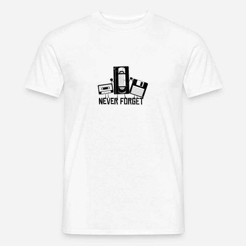 Never forget 90s 90s Never forget gift - Men’s T-shirt - white