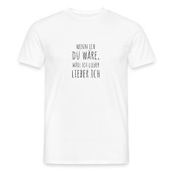 Lustiger Spruch Geschenkidee - Männer T-Shirt - Weiß - Vorne - AI Model Male 178 dark (178cm)