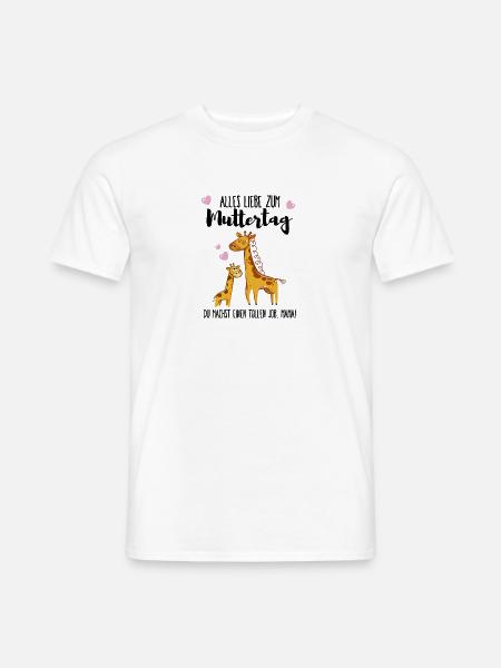Alles Liebe zum Muttertag - Männer T-Shirt - Weiß