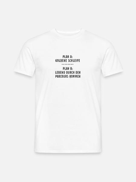Reiter Reiter Spruch Für Springreiter - Männer T-Shirt - Weiß