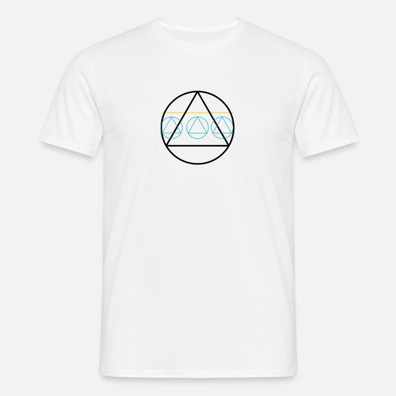 AA Alcoholics Anonymous Alcoholics Anonymous - Men's T-Shirt - white