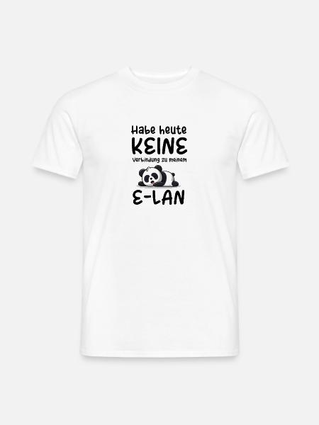 Habe Heute Keine Verbindung Zu Meinem E-Lan - Männer T-Shirt - Weiß