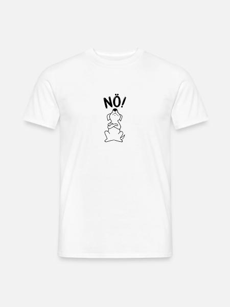 Hunde Design witziger Spruch - Männer T-Shirt - Weiß