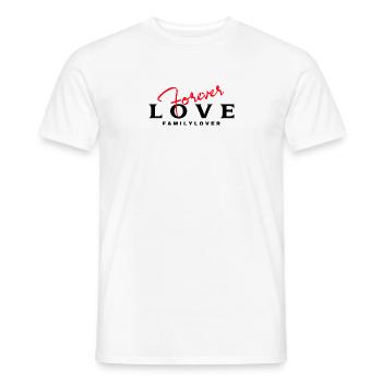 Love You Forever Family lover - Männer T-Shirt - Weiß - Vorne - AI Model Male 178 dark (178cm)