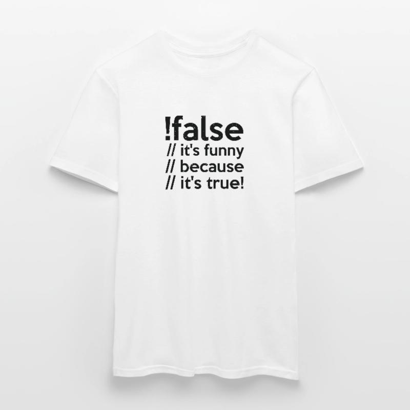 Programmierer false true Informatiker Student Code Männer T-Shirt
