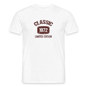 Jahrgang 1972 Birthday Geburtstag Vintage Lustige - Männer T-Shirt - Weiß - Vorne - AI Model Male 178 dark (178cm)