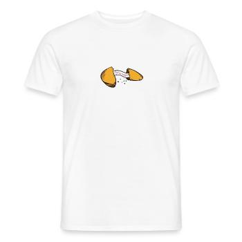 Bad fortune - Men's T-Shirt - white - Front - AI Model Male 178 dark (178cm)
