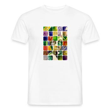 san gennaro - T-shirt homme - blanc - Devant - AI Model Male 178 dark (178cm)