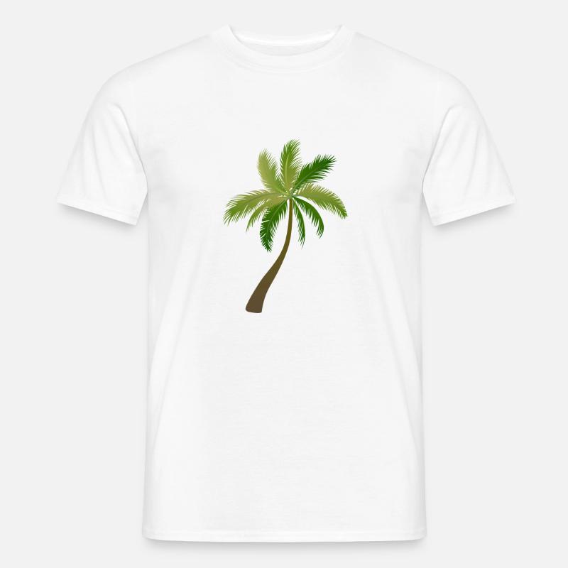 palm tree palm palms - Men’s T-shirt - white
