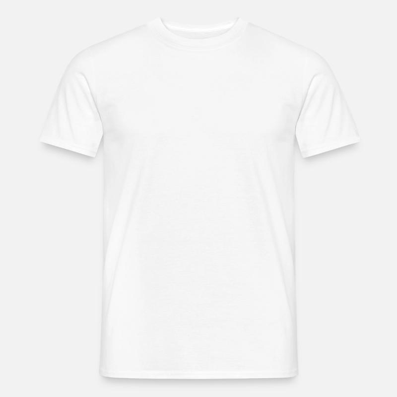 Kick it Old School - Männer T-Shirt - Weiß