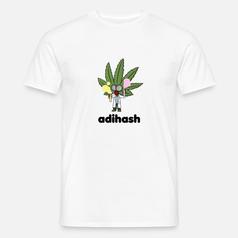 adihash - Männer T-Shirt - Weiß