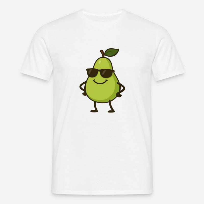 Pear Comic Cool - Men's T-Shirt - white