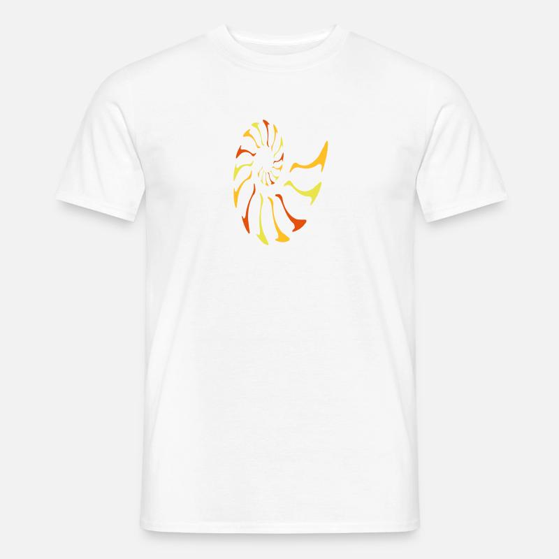 nautilus fibonacci - Männer T-Shirt - Weiß