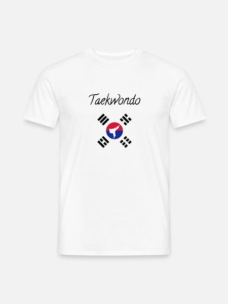 Taekwondo Taekwondoin Tae-Kwon-Do Tae Kwon Do - Mænd T-shirt - hvid