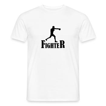 fighter boxer - Männer T-Shirt - Weiß - Vorne - AI Model Male 178 dark (178cm)