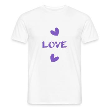 PAAR. ICH HABE GERADE GEHEIRATET. Junggesellinnenabschied. VALENTINSTAG. MARIES - Männer T-Shirt - Weiß - Vorne - AI Model Male 178 dark (178cm)