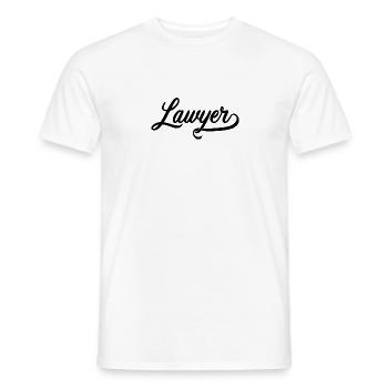 Rechtsanwalt - Männer T-Shirt - Weiß - Vorne - AI Model Male 178 dark (178cm)