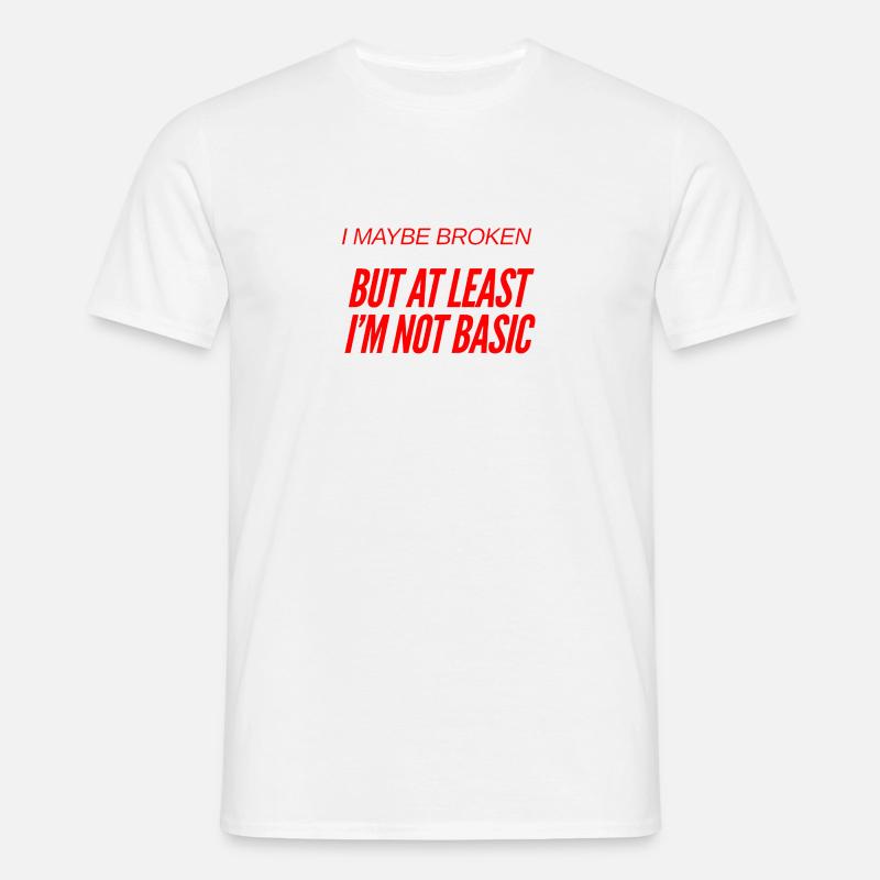 I'm Not Basic - Men's T-Shirt - undefined