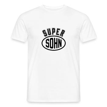 Sohn / Tochter / Familie / Mädchen - Männer T-Shirt - Weiß - Vorne - AI Model Male 178 dark (178cm)