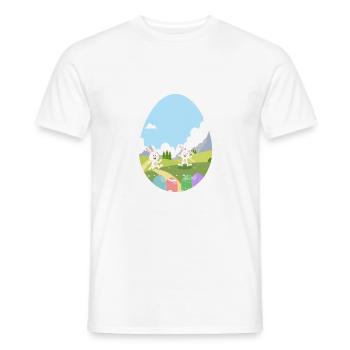 Le Festin de Pâques - T-shirt homme - blanc - Devant - AI Model Male 178 dark (178cm)