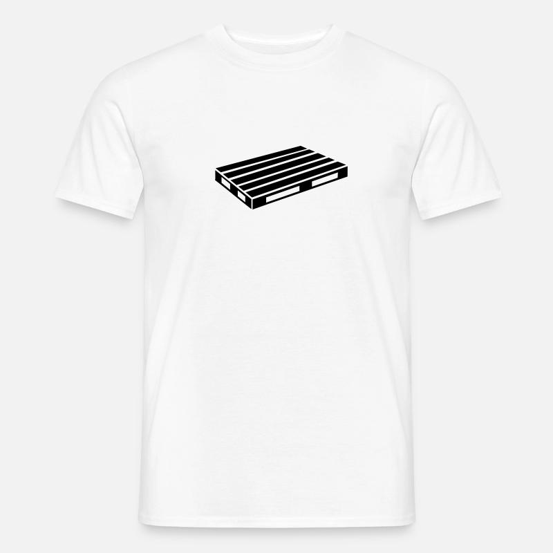 Palette - Männer T-Shirt - Weiß