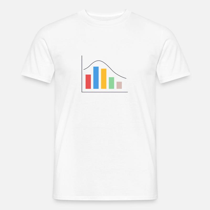 Pale - graph - Männer T-Shirt - Weiß