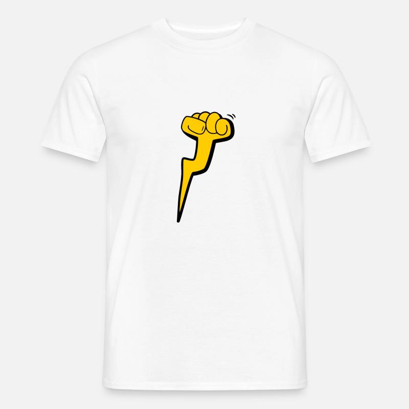Faust - Männer T-Shirt - Weiß