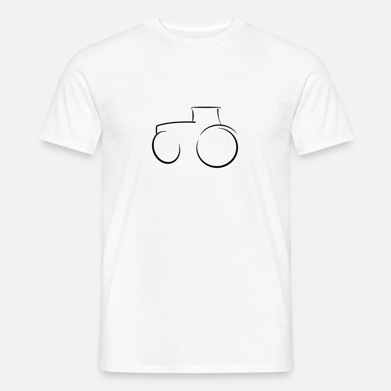 Traktor Maschine LKW Auto - Männer T-Shirt - Weiß