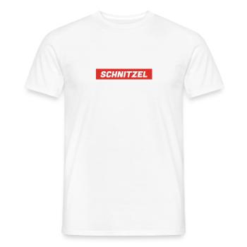 Schnitzel - Männer T-Shirt - Weiß - Vorne - AI Model Male 178 dark (178cm)