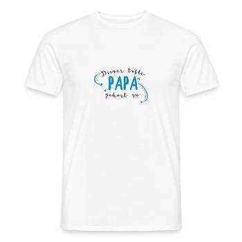Dieser tolle Papa - Männer T-Shirt - Weiß - Vorne - AI Model Male 178 dark (178cm)
