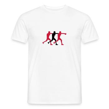boxeur - T-shirt homme - blanc - Devant - AI Model Male 178 dark (178cm)