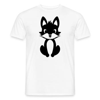 Renard - T-shirt homme - blanc - Devant - AI Model Male 178 dark (178cm)