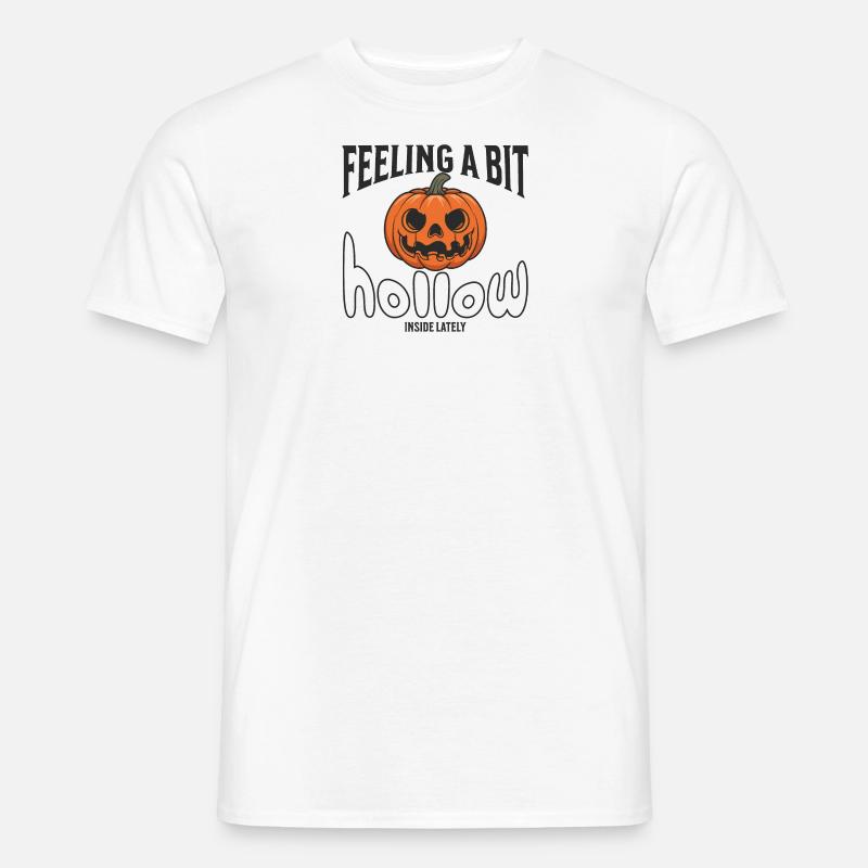 Feeling a bit hollow inside - Männer T-Shirt - Weiß