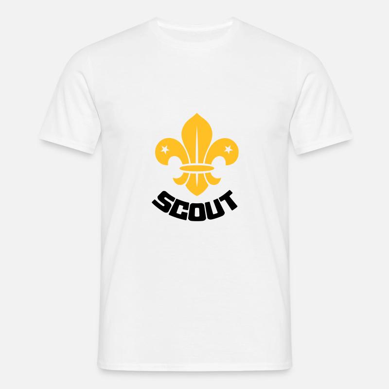 Scout - Scouting - Männer T-Shirt - Weiß